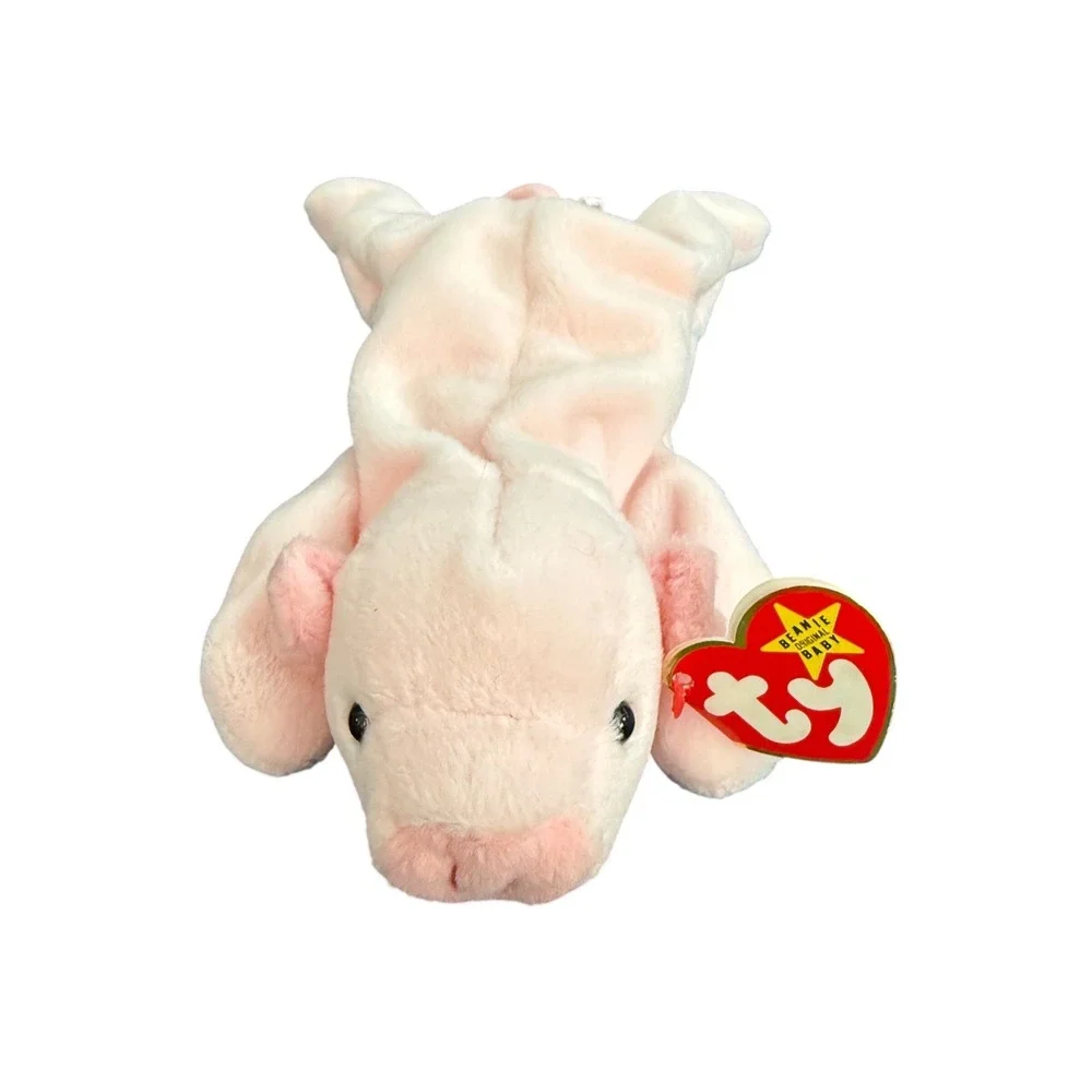Ty Beanie Babies Lot Bucky Beaver Squealer Pig Chocolate Moose Twigs Giraffe PVC